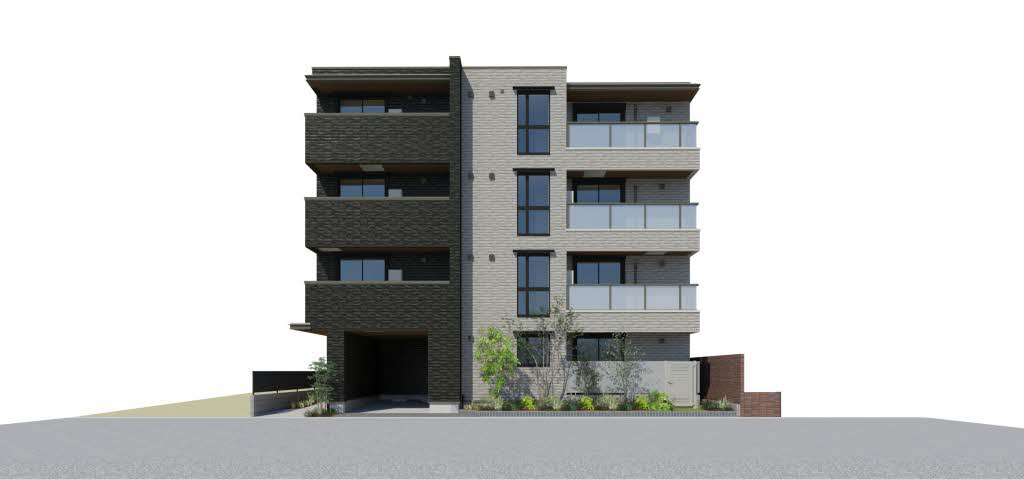 西明石駅より徒歩4分 新築 4階建の賃貸物件