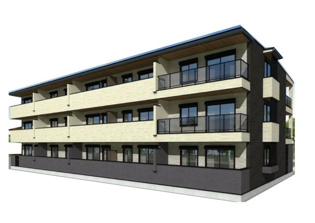 中八木駅より徒歩12分 新築 3階建の賃貸物件